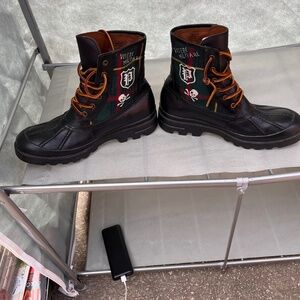 Polo Ralph Lauren Tartan duck boots ( Udel ) model